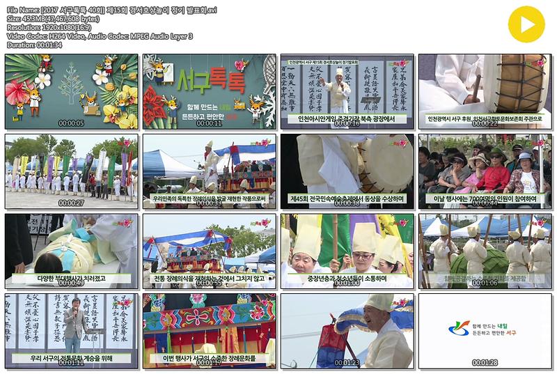 [2017 서구톡톡 40회] 제15회 경서호상놀이 정기 발표회 사진